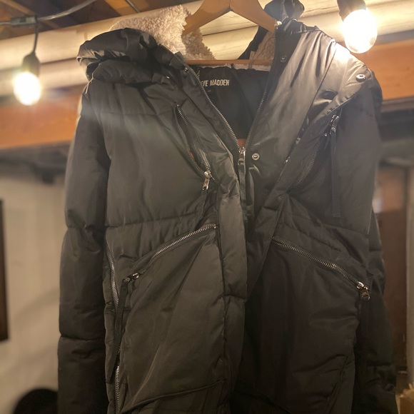 Longline puffer coat - Picture 3 of 3